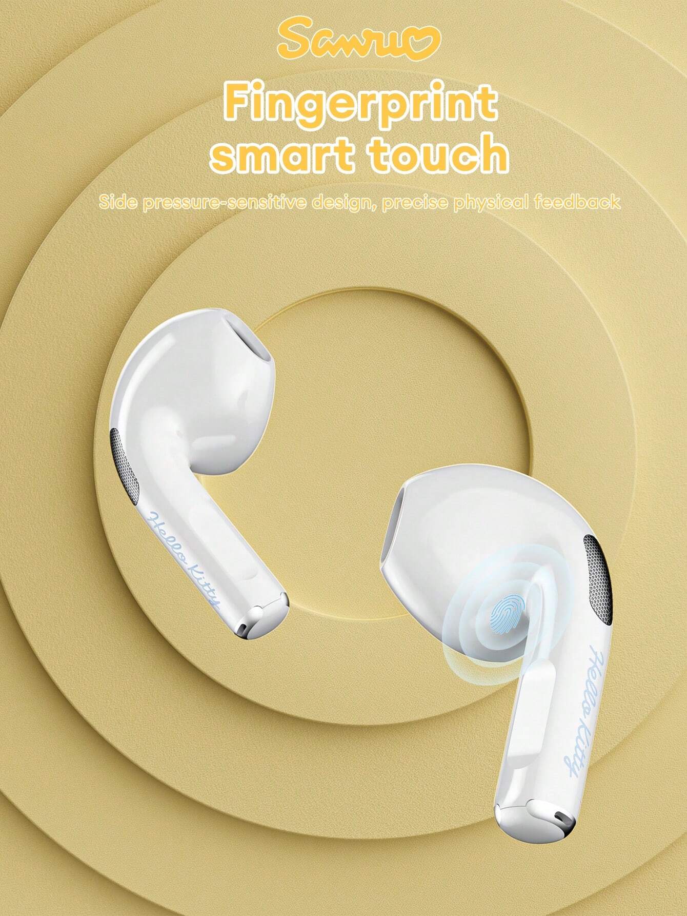 Bluetooth 5.3 Half In-Ear Headphones ENC Noise Cancellation 13mm Driver IPX5 Sweatproof 30H Battery Low Latency Gaming