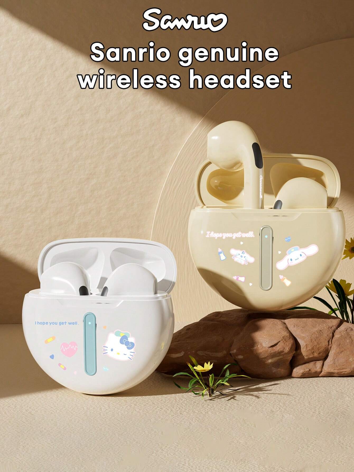 Bluetooth 5.3 Half In-Ear Headphones ENC Noise Cancellation 13mm Driver IPX5 Sweatproof 30H Battery Low Latency Gaming