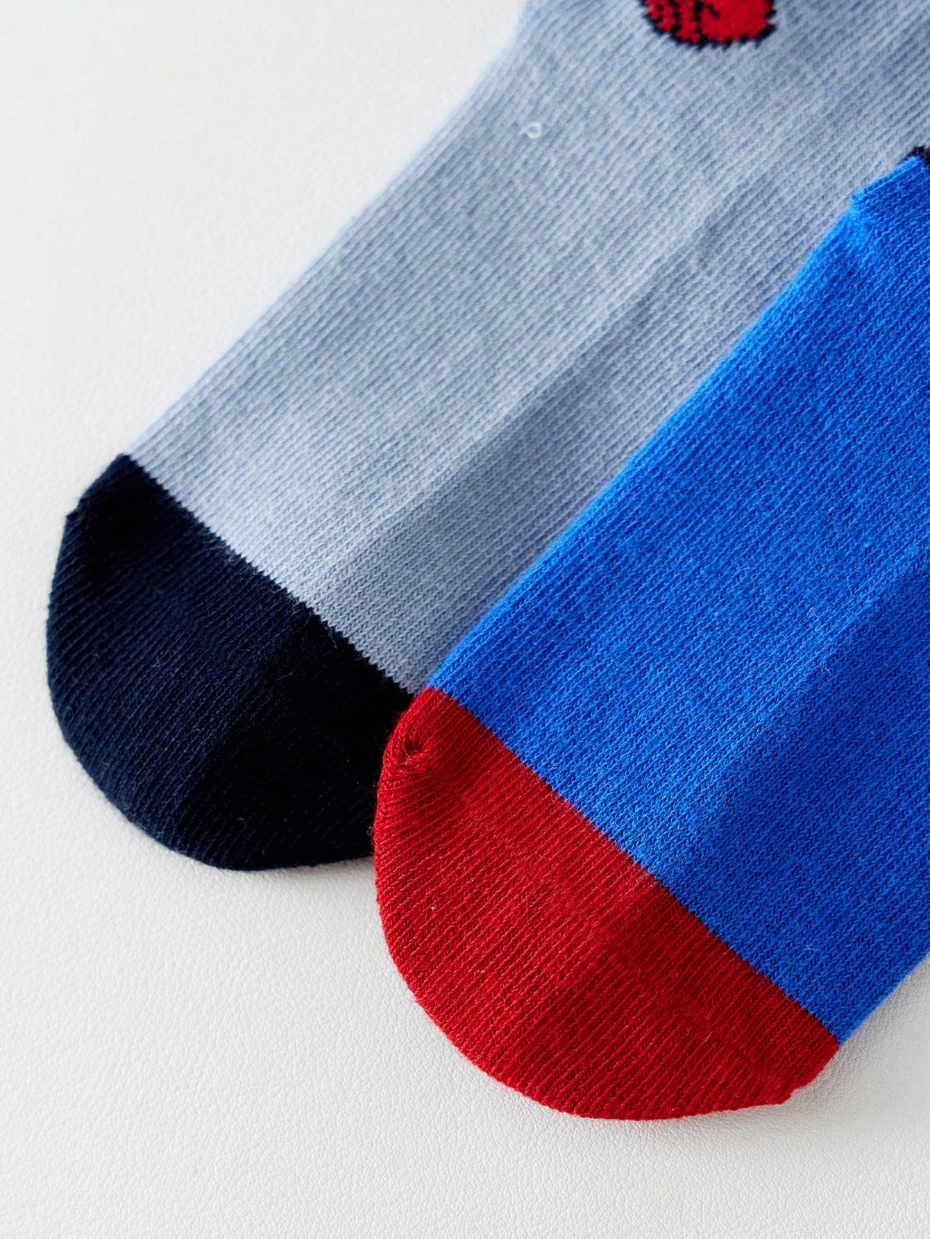 Children's 5-Pair Spider-Man Themed Socks Set Non-Slip Breathable