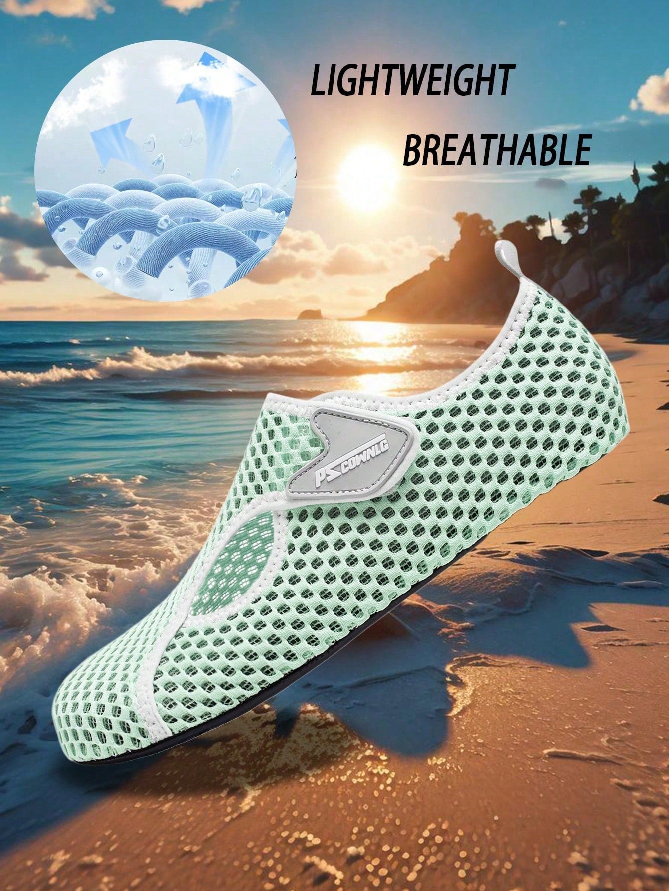 Women's Barefoot Aqua Socks Slip-On Water Shoes