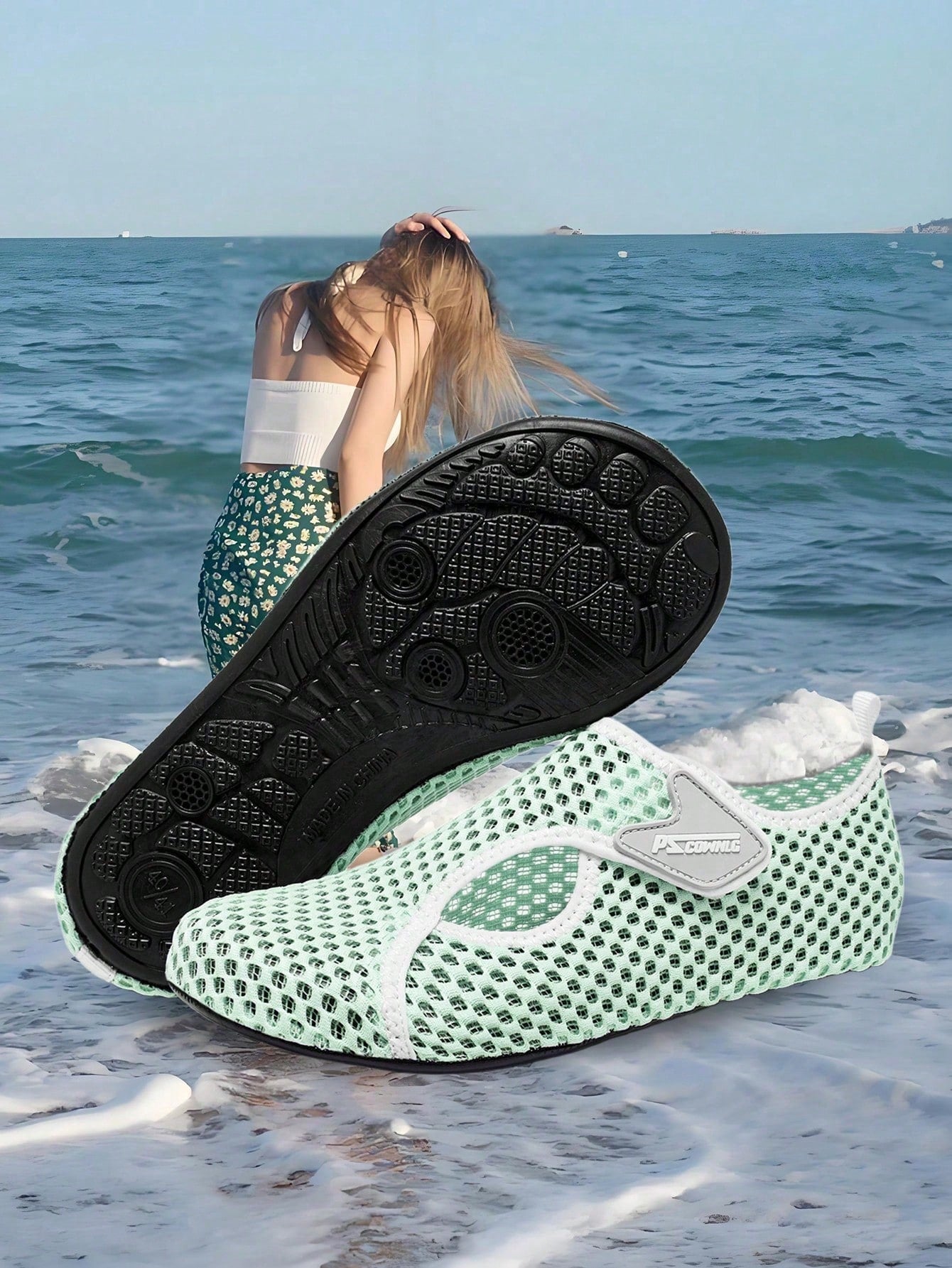 Women's Barefoot Aqua Socks Slip-On Water Shoes