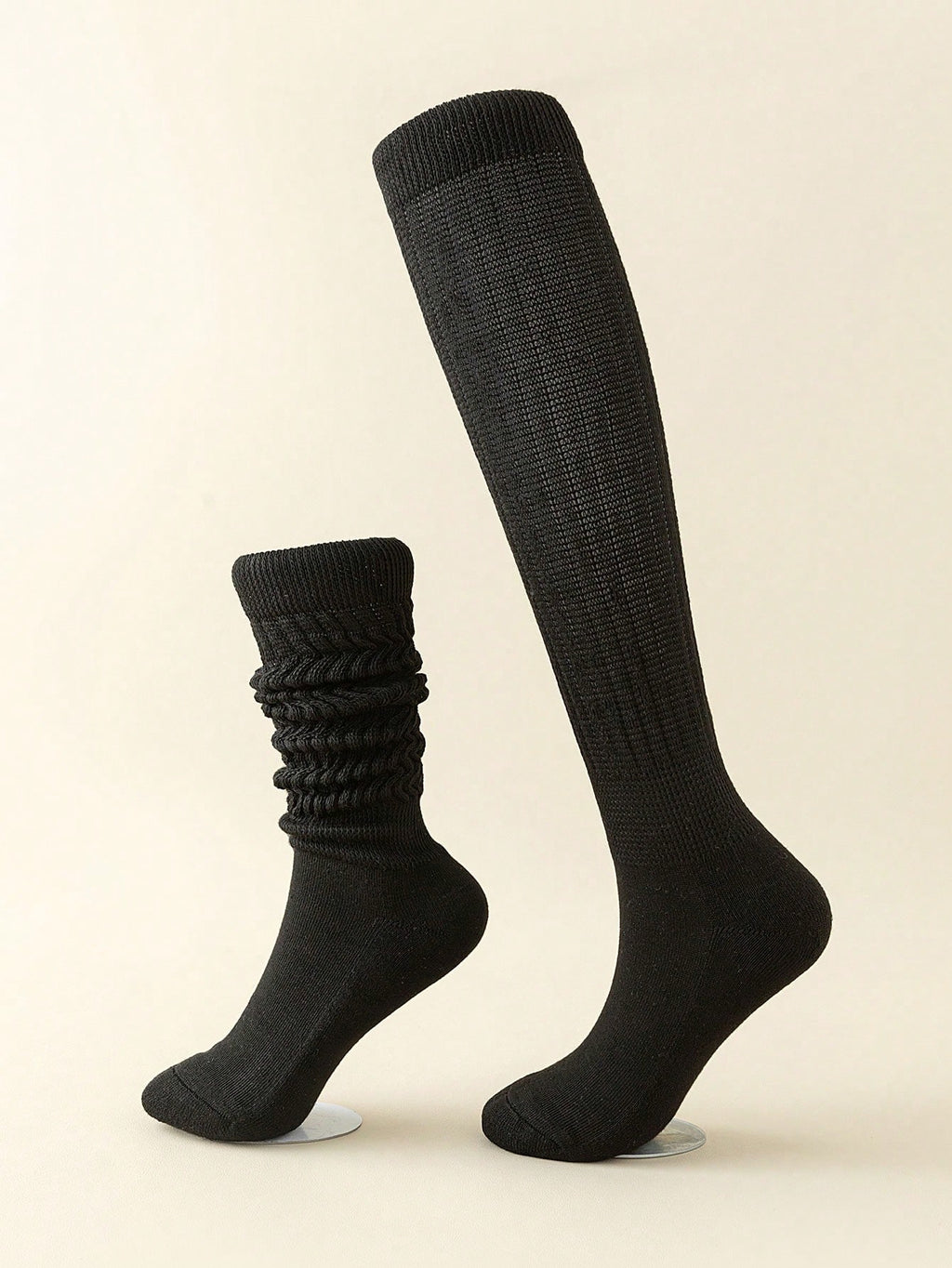 Women's Multi-Color Thigh High Socks Warm Thick Knit Over-The-Knee Stockings