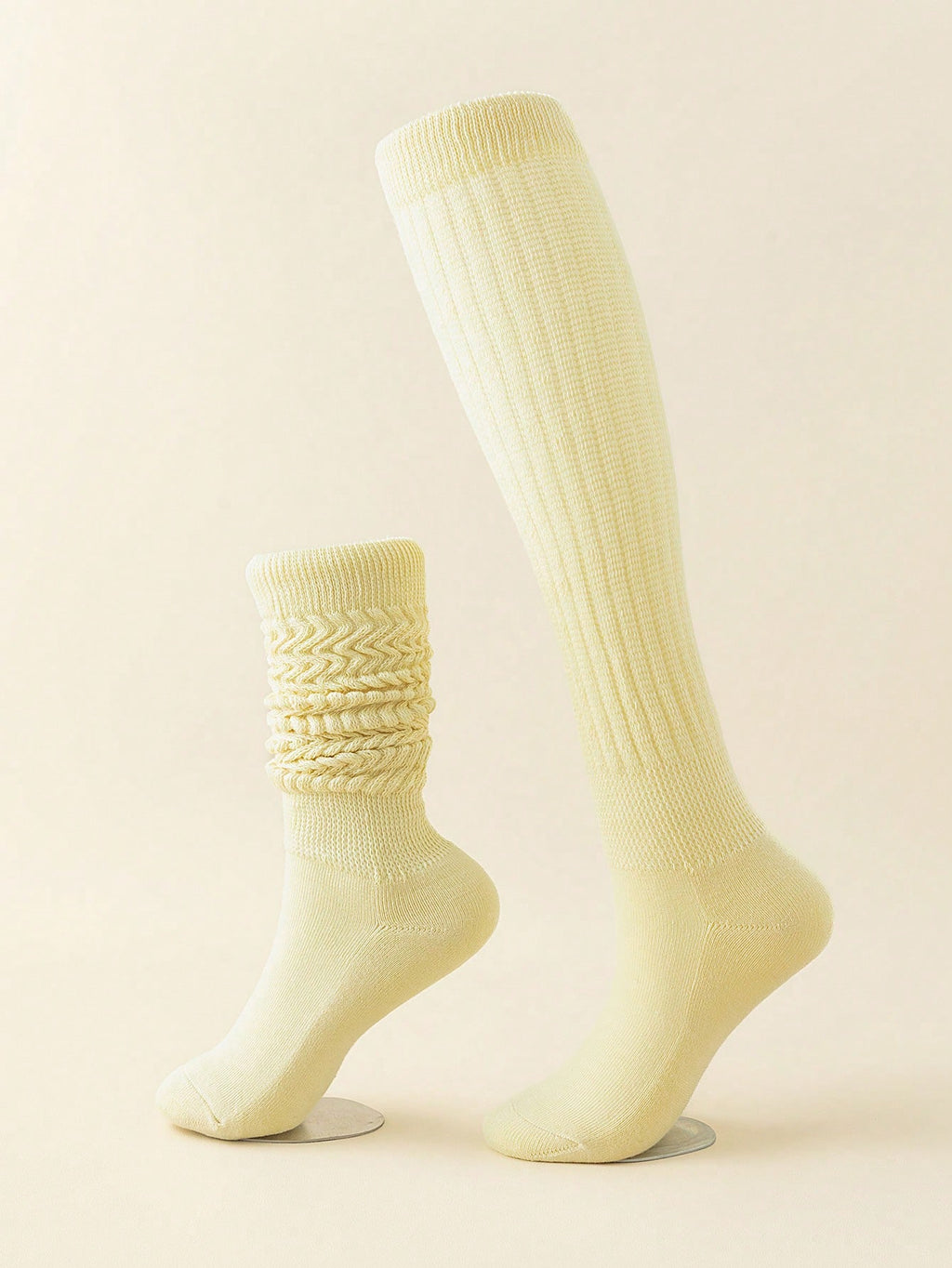 Women's Multi-Color Thigh High Socks Warm Thick Knit Over-The-Knee Stockings
