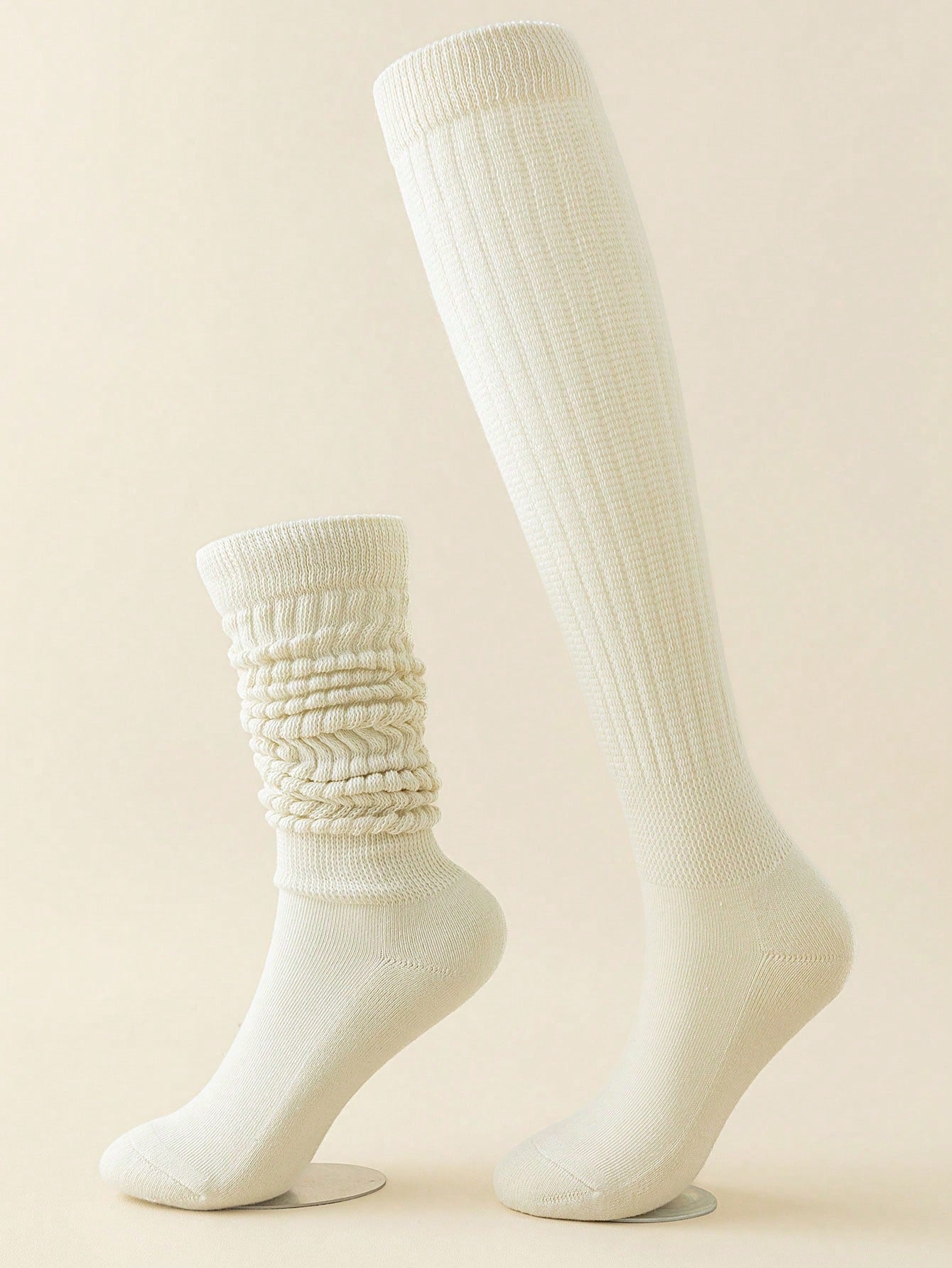Women's Multi-Color Thigh High Socks Warm Thick Knit Over-The-Knee Stockings