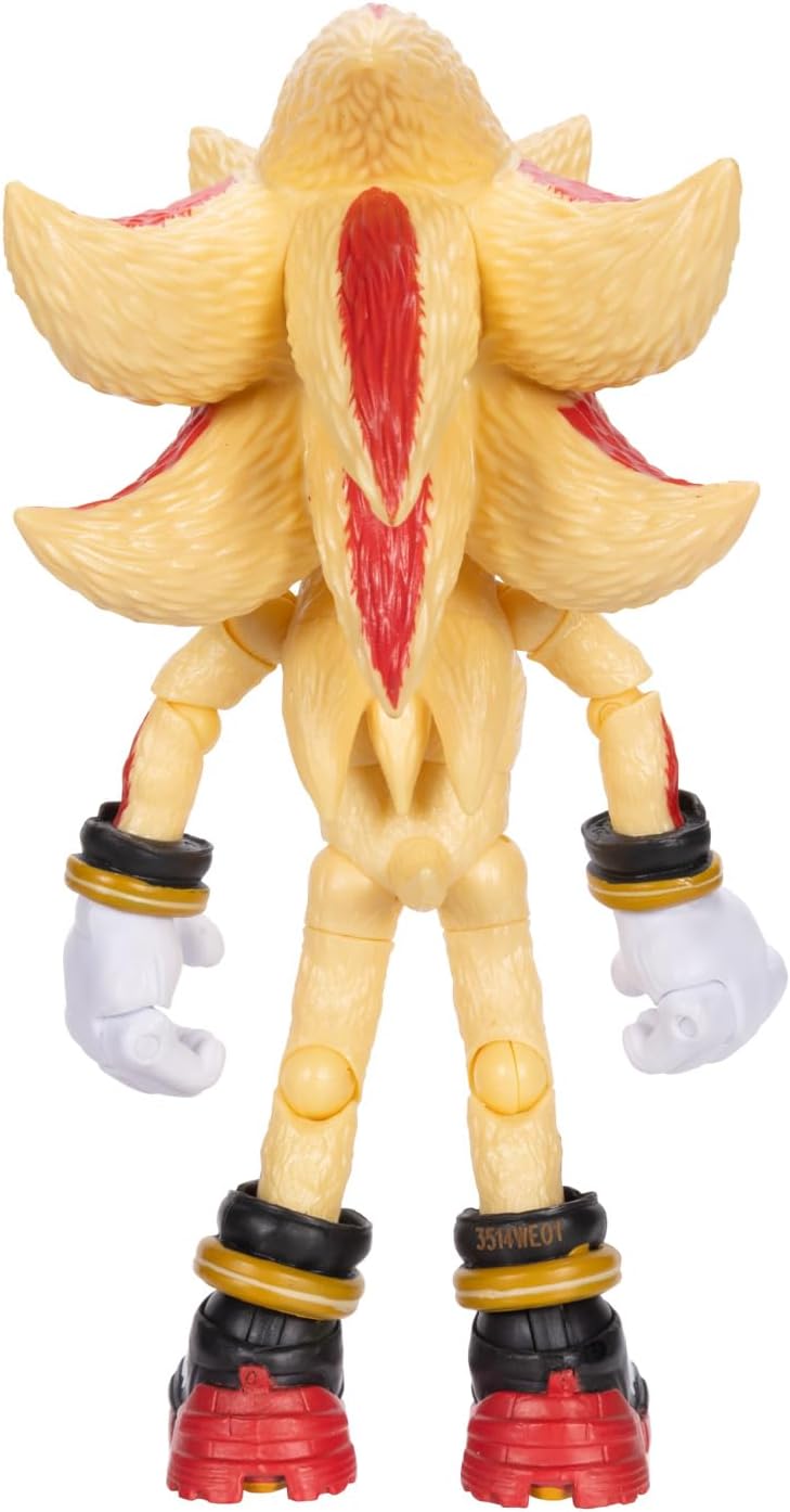 Sonic The Hedgehog Sonic 3 Movie 5" Super Sonic Action Figure Jakks Pacific Wave 3