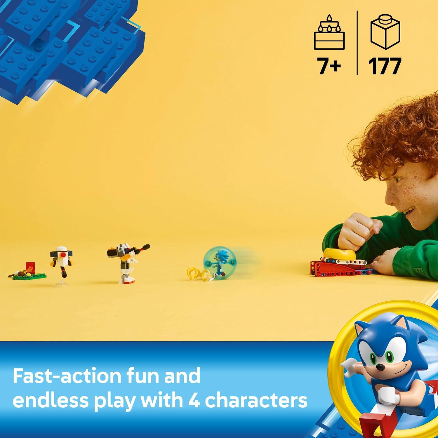 LEGO Sonic The Hedgehog Sonic's Campfire Clash 77001 Building Playset 177 Pieces