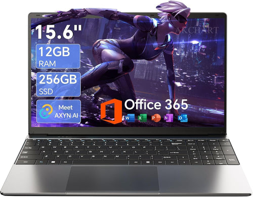 AKCHART M156FH 15.6" AI Laptop 12GB RAM 256GB SSD Win 11