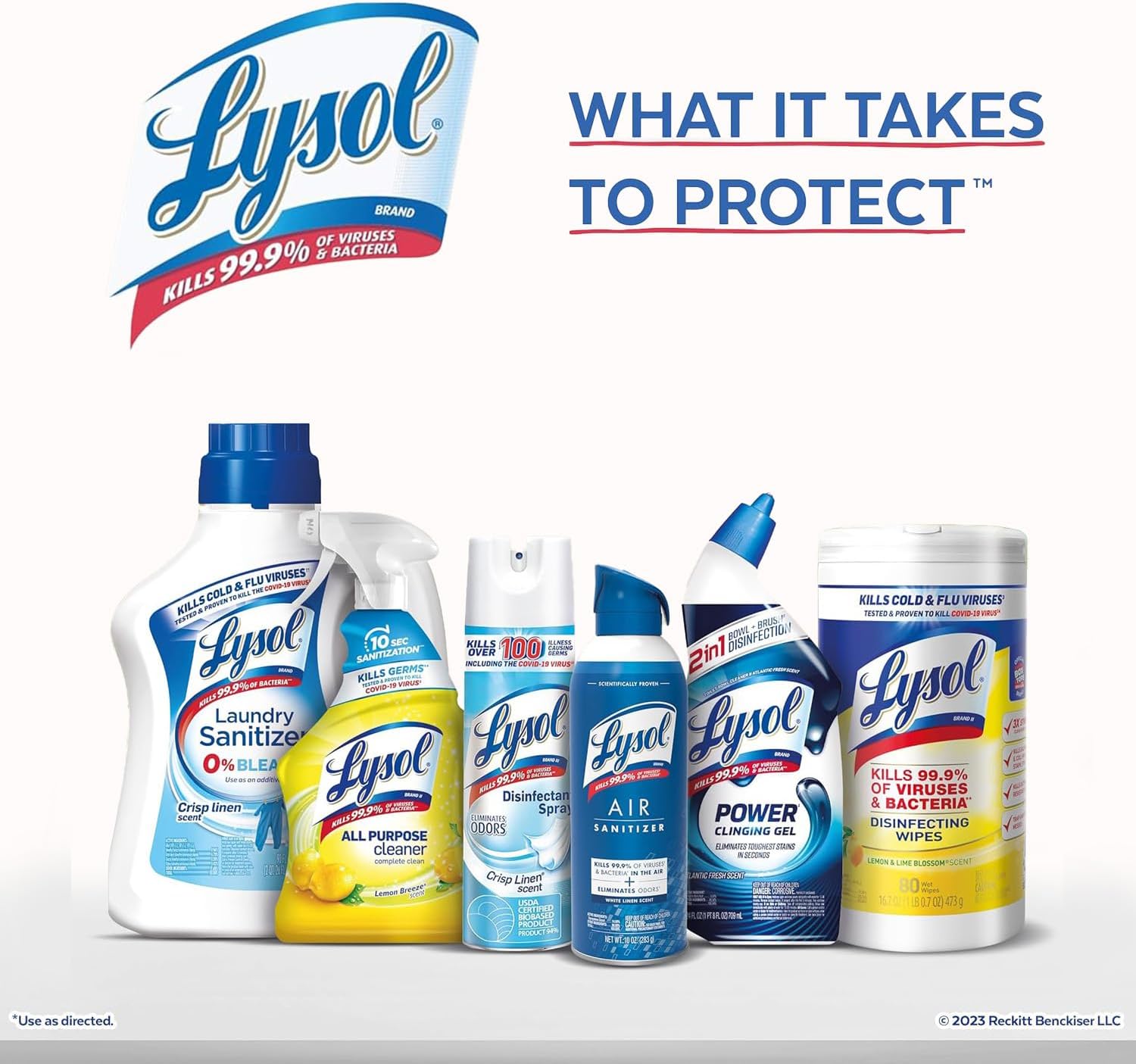 Lysol Click Gel Automatic Toilet Bowl Cleaner Mango & Hibiscus Scent 6 Count