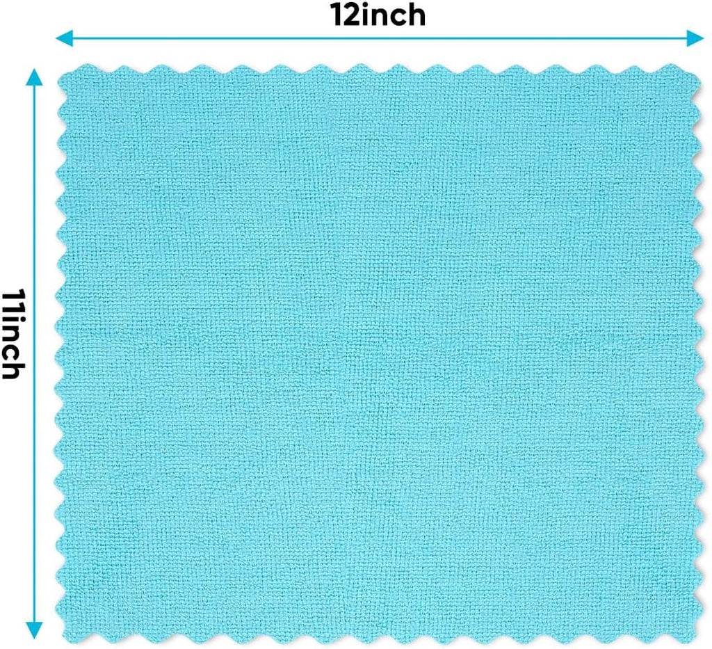 Orighty Microfiber Cleaning Cloths 24 Pack 30 x 28 cm Highly Absorbent Lint Free Reusable Towels for Kitchen Car and Household