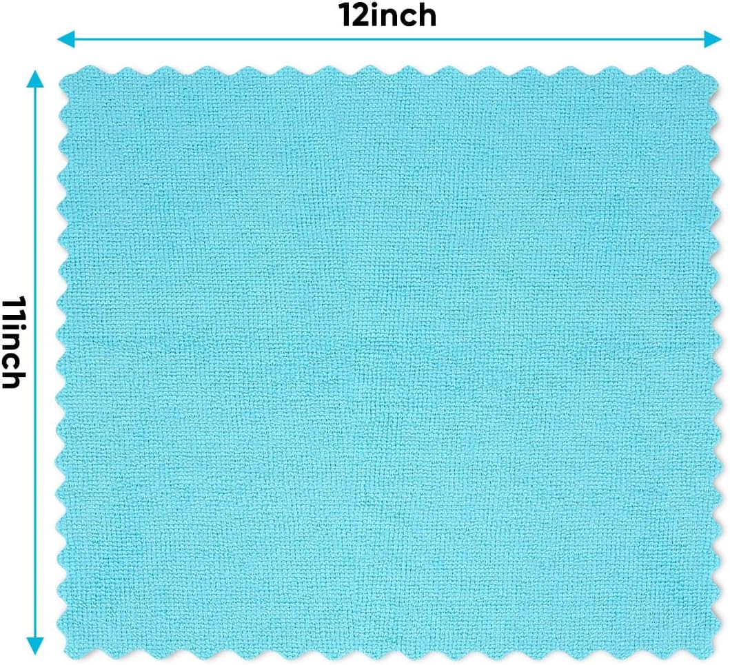 Orighty Microfiber Cleaning Cloths 24 Pack 30 x 28 cm Highly Absorbent Lint Free Reusable Towels for Kitchen Car and Household