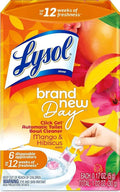 Lysol Click Gel Automatic Toilet Bowl Cleaner Mango & Hibiscus Scent 6 Count
