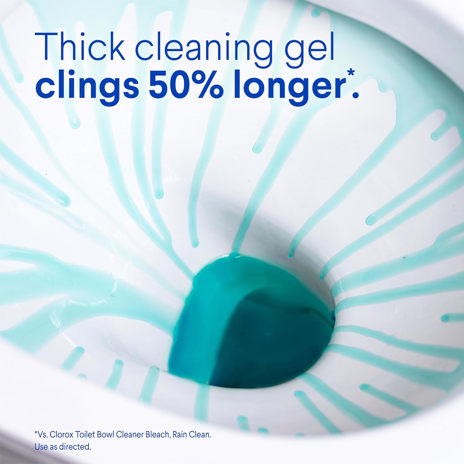 Clorox Toilet Bowl Cleaner Clinging Bleach Gel Ocean Mist 709 ml Pack of 2