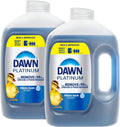 Dawn Platinum Refill Jug Dish Soap Fresh Rain Scent Liquid Dishwashing Detergent 3.05 L Pack of 2