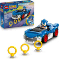 LEGO Sonic The Hedgehog Sonic Speedster Lightning Race Car Building Set 126 Pieces Ages 7+