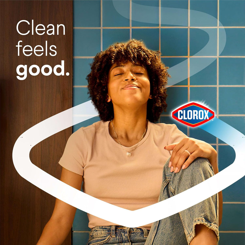 Clorox Toilet Bowl Cleaner Clinging Bleach Gel Ocean Mist 709 ml Pack of 2