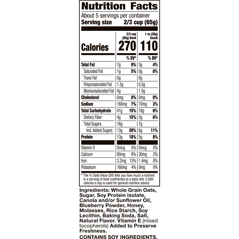 Nature Valley Blueberry Muffin Protein Granola 11oz Whole Grain