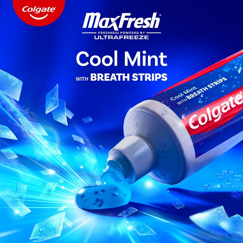 Colgate Max Fresh Cool Mint Fluoride Toothpaste 3pk 18.9 oz