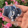 Danganronpa Acrylic Keychain Kaede Akamatsu Saihara Shuichi Kokichi Oma Cosplay Accessory