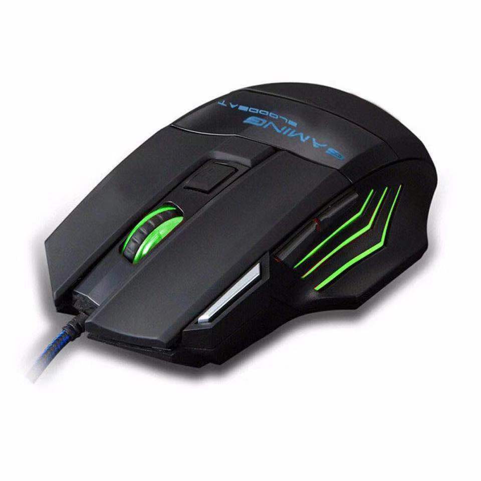 MagicTEK GM-702 Wired USB Gaming Mouse 7-Button LED 5500 DPI